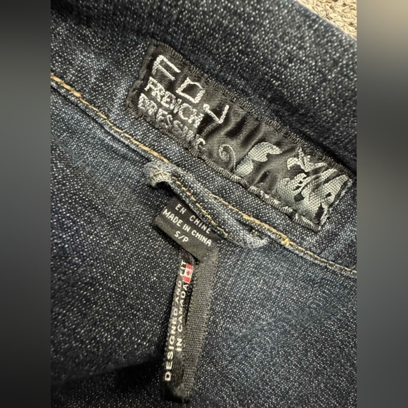 FDJ French Dressing Denim Jean Jacket Size Small EUC - Picture 8 of 10